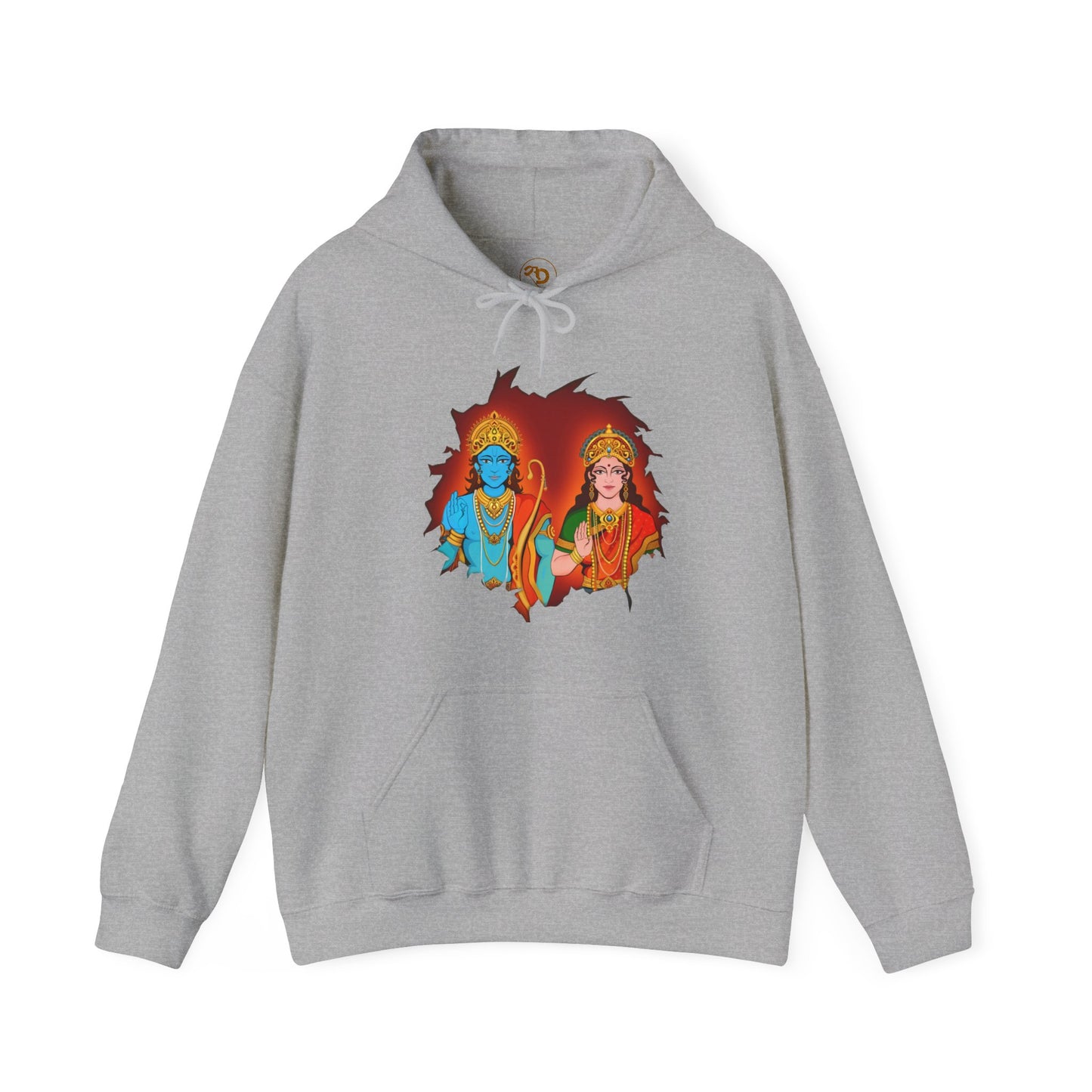 Sanatani Hoodie, Hindu Gods, Sita-Ram