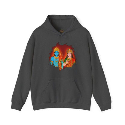 Sanatani Hoodie, Hindu Gods, Sita-Ram