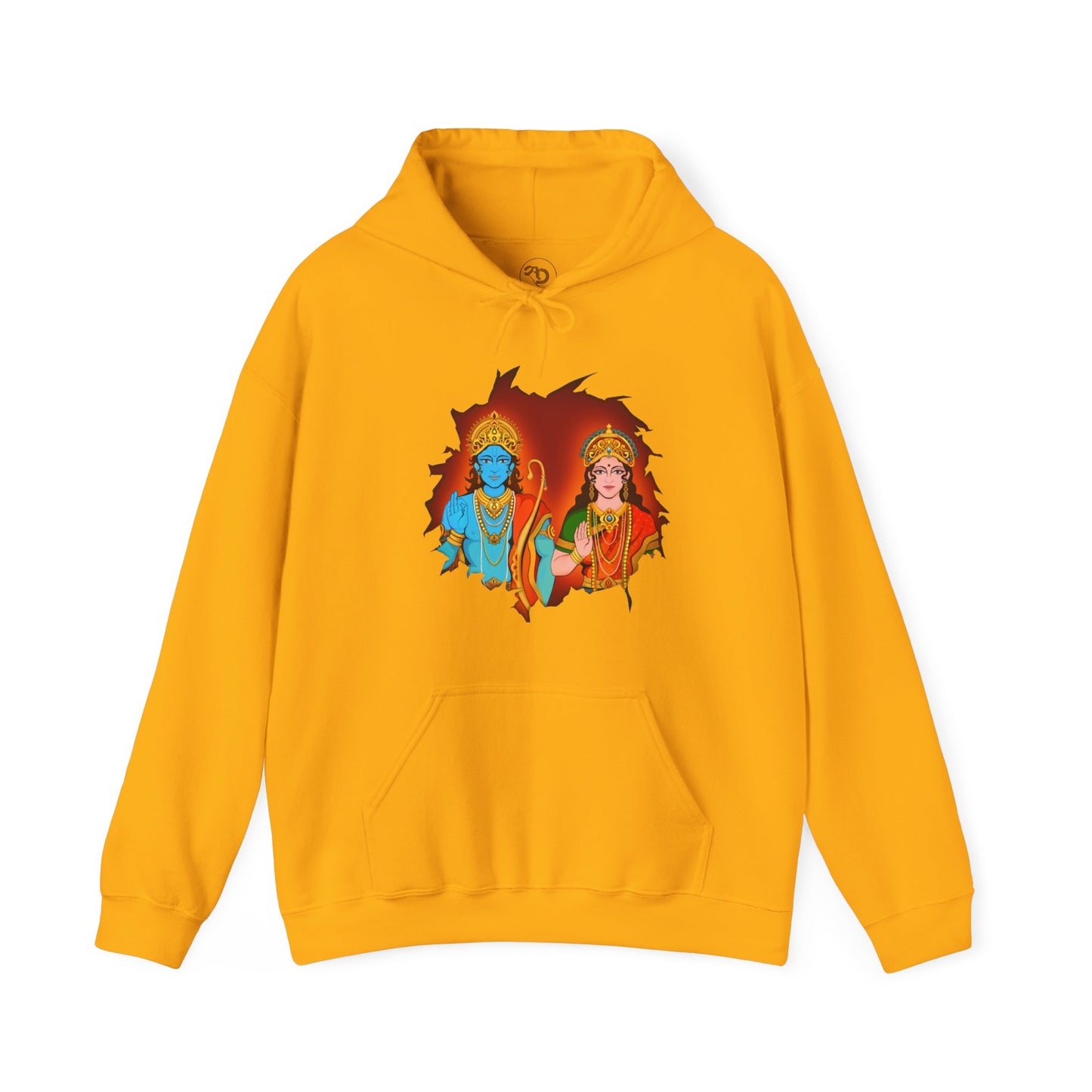 Sanatani Hoodie, Hindu Gods, Sita-Ram