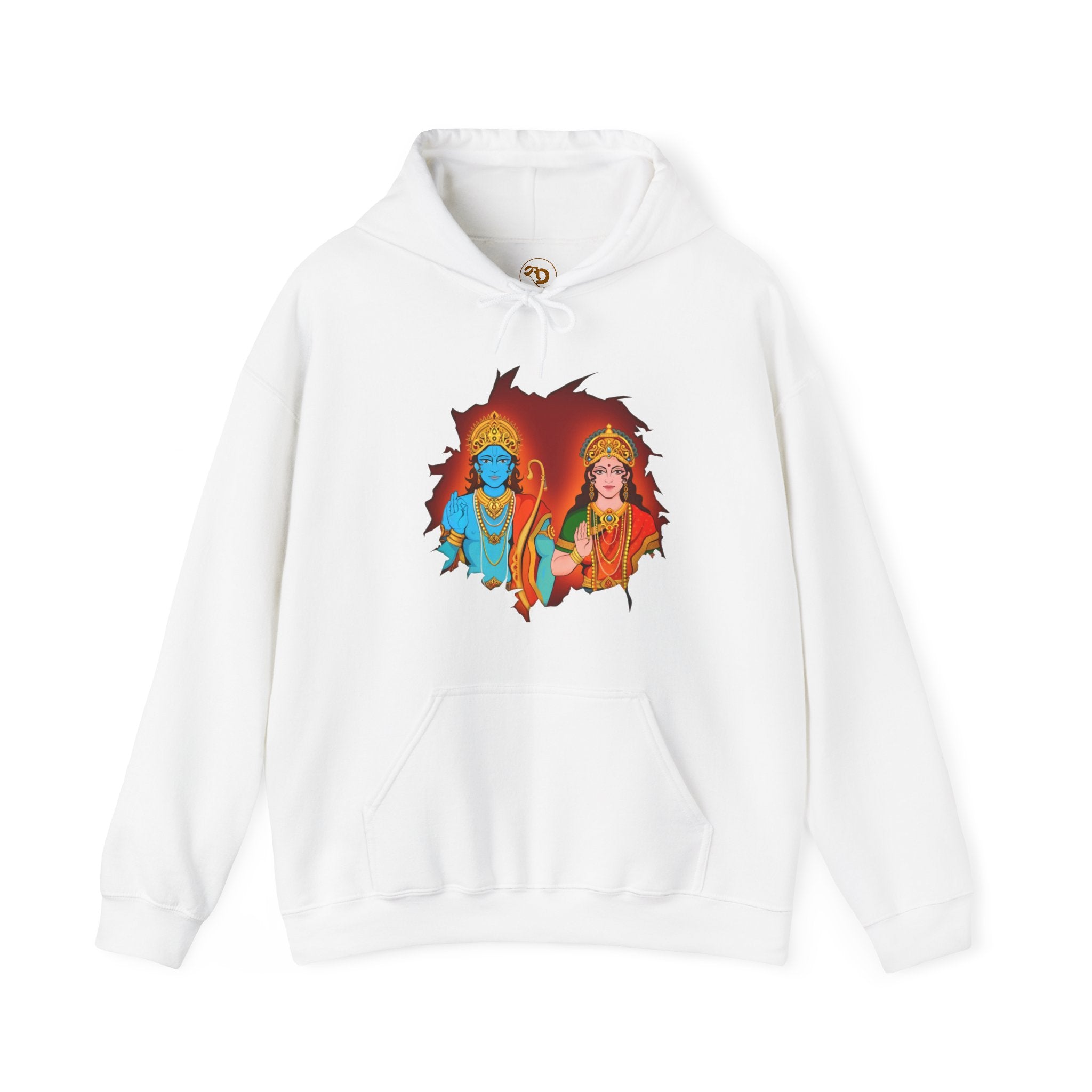 Sanatani Hoodie, Hindu Gods, Sita-Ram