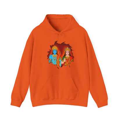 Sanatani Hoodie, Hindu Gods, Sita-Ram